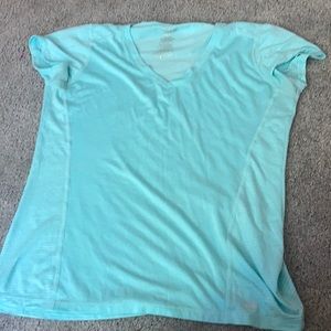 We are selling a teal shirt